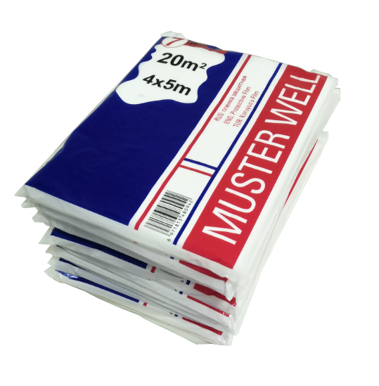 Drop Cloth : Versatile Plastic Cover for Painting 4*5M