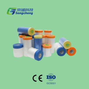 High-Quality Pre-taped Masking Film (Masking tape+HDPE)